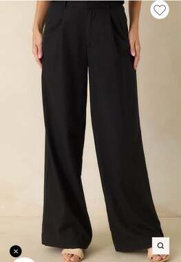Z Supply Vista Pant Black Linen Size XS